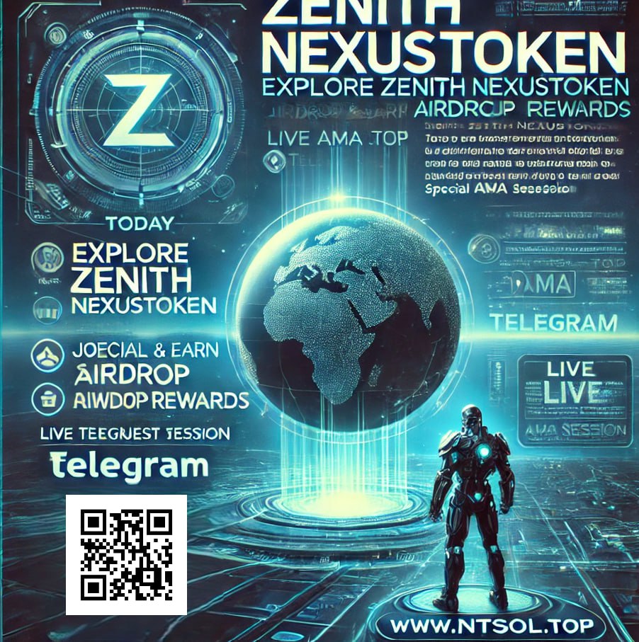 I'm excited to announce that I've released the Zenith currency! 🚀💰
This is a brand new digital currency designed to drive innovation and investment opportunities💡
💸🌐Official website: ntsol.top
📱Social link: Sociallink:t.me/ZenithToken1