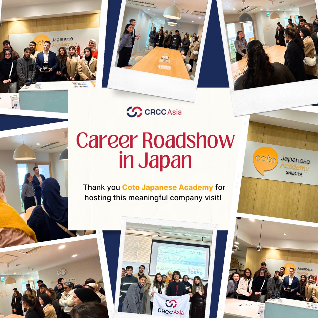 In January 2025, CRCC Asia’s Career Roadshow took students to Coto Japanese Academy to explore its immersive Japanese programs. Interested in similar talent?

Let’s connect! 👉 zurl.co/pjS0U