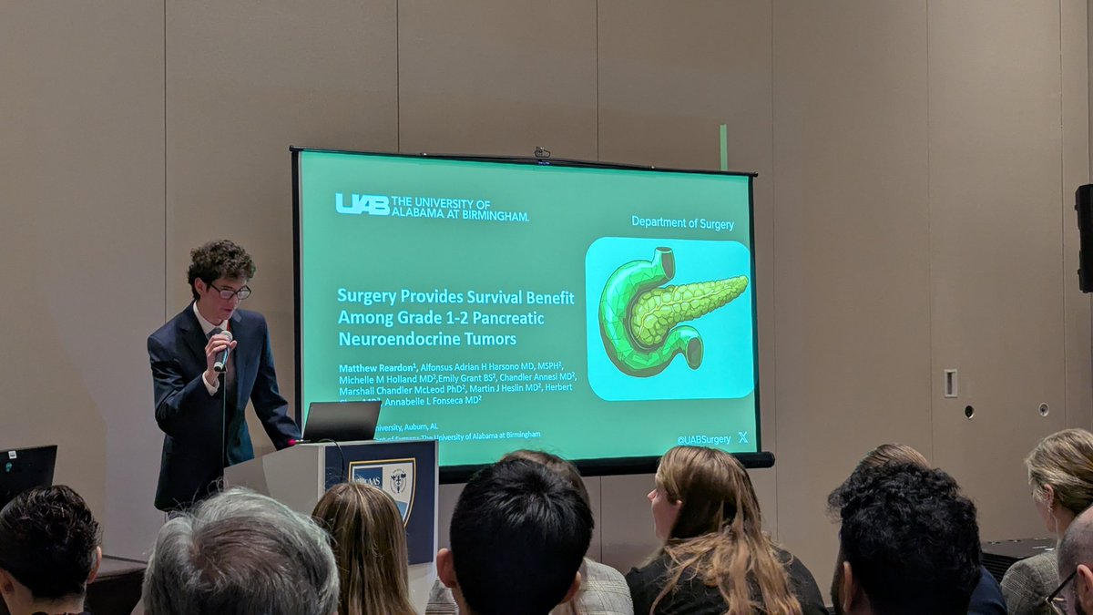 Annabelle Fonseca (@afonsecamd) on Twitter photo Our lab well represented! #ASC2025. Awesome talks by <a href="/MM_Holland_MD/">Michelle Holland</a> Adrian Harsono, Emily Grant & Matthew Reardon <a href="/UABSurgery/">UAB Surgery</a> <a href="/OncologyUab/">UAB Surgical Oncology</a> <a href="/AcademicSurgery/">Assoc4AcademicSurgery</a> Our lab well represented! #ASC2025. Awesome talks by <a href="/MM_Holland_MD/">Michelle Holland</a> Adrian Harsono, Emily Grant & Matthew Reardon <a href="/UABSurgery/">UAB Surgery</a> <a href="/OncologyUab/">UAB Surgical Oncology</a> <a href="/AcademicSurgery/">Assoc4AcademicSurgery</a>
