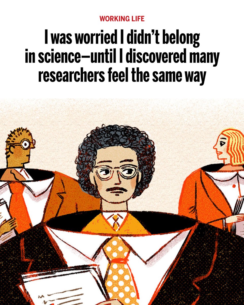 "Maybe impostor syndrome wasn’t a sign of failure, but a sign of growth."

This week's #ScienceWorkingLife. scim.ag/415zESX