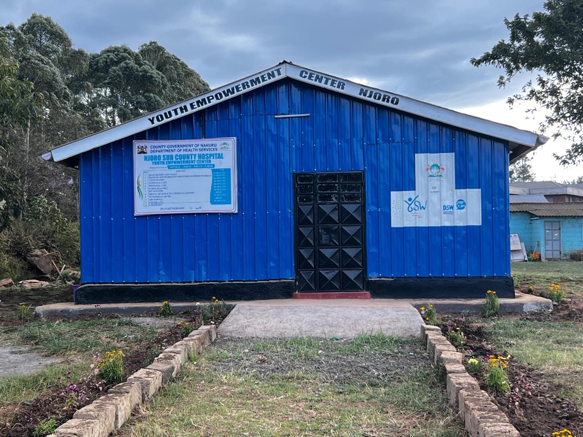 We have a new Youth Empowerment Centre in town! 

The Njoro YEC is domiciled at the Njoro Sub County Hospital. It offers
1. SRHR Services
2. Psychosocial support &amp; counselling
3. Peer education 
4. Sports &amp; recreational activities,
5. It's a digital hub
#YSWKenya #25yearsofimpact