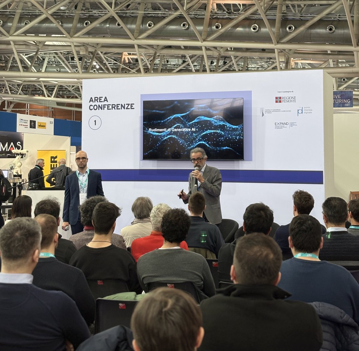 Deda Group (@dedagroup_ict) on Twitter photo Siamo a #Torino per <a href="/AeTfiera/">A&T - Automation & Testing</a> e i nostri esperti Enrico Bellinzona e Alessandro Repetto hanno mostrato come l'#IA possa migliorare l'efficienza operativa, abbattere i costi e favorire l'espansione del #business.
🤝Ti aspettiamo allo stand F58-60 con Deda Bit, ORS Group e Laser! Siamo a #Torino per <a href="/AeTfiera/">A&T - Automation & Testing</a> e i nostri esperti Enrico Bellinzona e Alessandro Repetto hanno mostrato come l'#IA possa migliorare l'efficienza operativa, abbattere i costi e favorire l'espansione del #business.
🤝Ti aspettiamo allo stand F58-60 con Deda Bit, ORS Group e Laser!