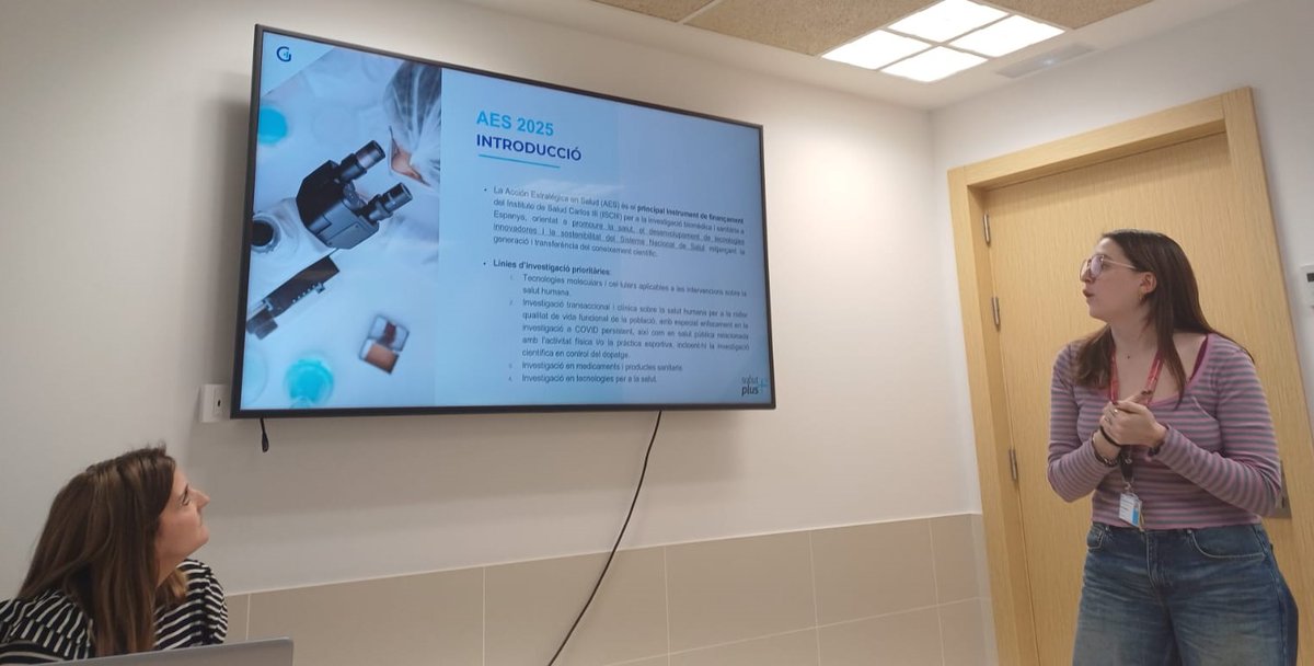 Ahir sessió informativa sobre les convocatòries #FIS #requisits #terminis i #procediments