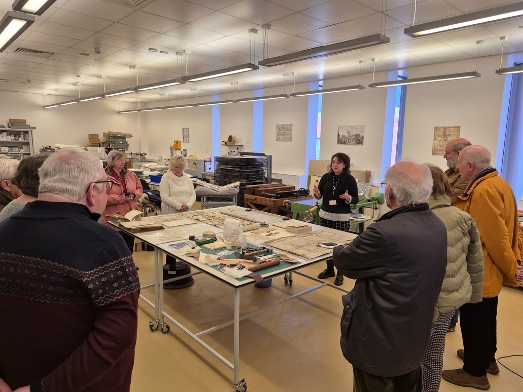 ERArchives's tweet photo. We recently welcomed the Bridlington Augustinian Society on a behind the scenes Archives tour 📜 A fantastic opportunity to see our strongrooms and conservation workshop, learning how we preserve the county's documented history! https://t.co/8Mq5d9DzU3