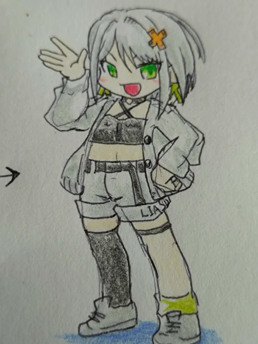 せっちゃん可愛いね。#しゃらくせ絵 