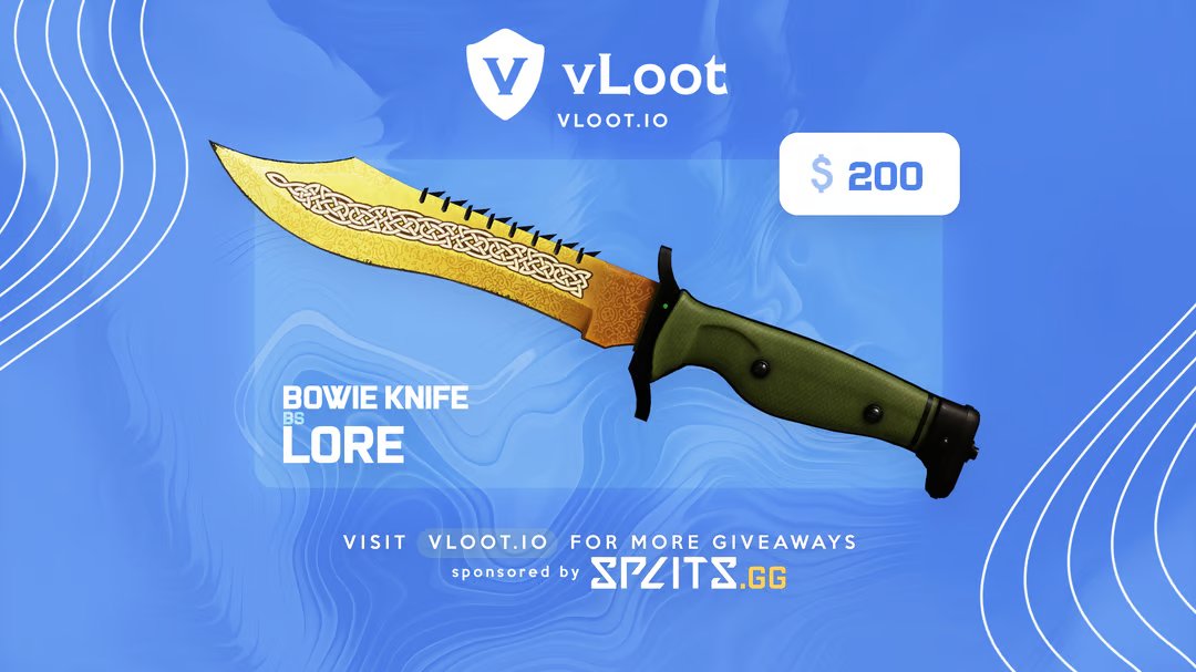 vloot_io's tweet image. +$1200 CS:GO / CS2 Knife Giveaway 🎉

Enter here within a few seconds, no login required 👇

👉 vloot.io/giveaways

Make sure to tag a friend and retweet this to share the giveaways with others 🫶 

Good luck, everyone 🥰