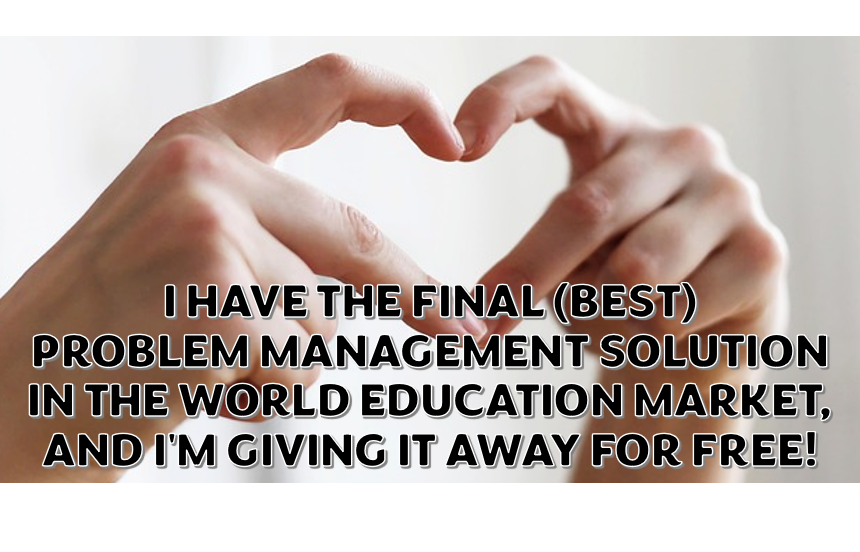 milangrkovic's tweet photo. Check out the latest article in my newsletter: I HAVE THE FINAL (BEST) PROBLEM MANAGEMENT SOLUTION IN THE WORLD EDUCATION MARKET, AND I'M GIVING IT AWAY FOR FREE https://t.co/TGHj1g01Hk via @LinkedIn https://t.co/fDbjCjoY3j