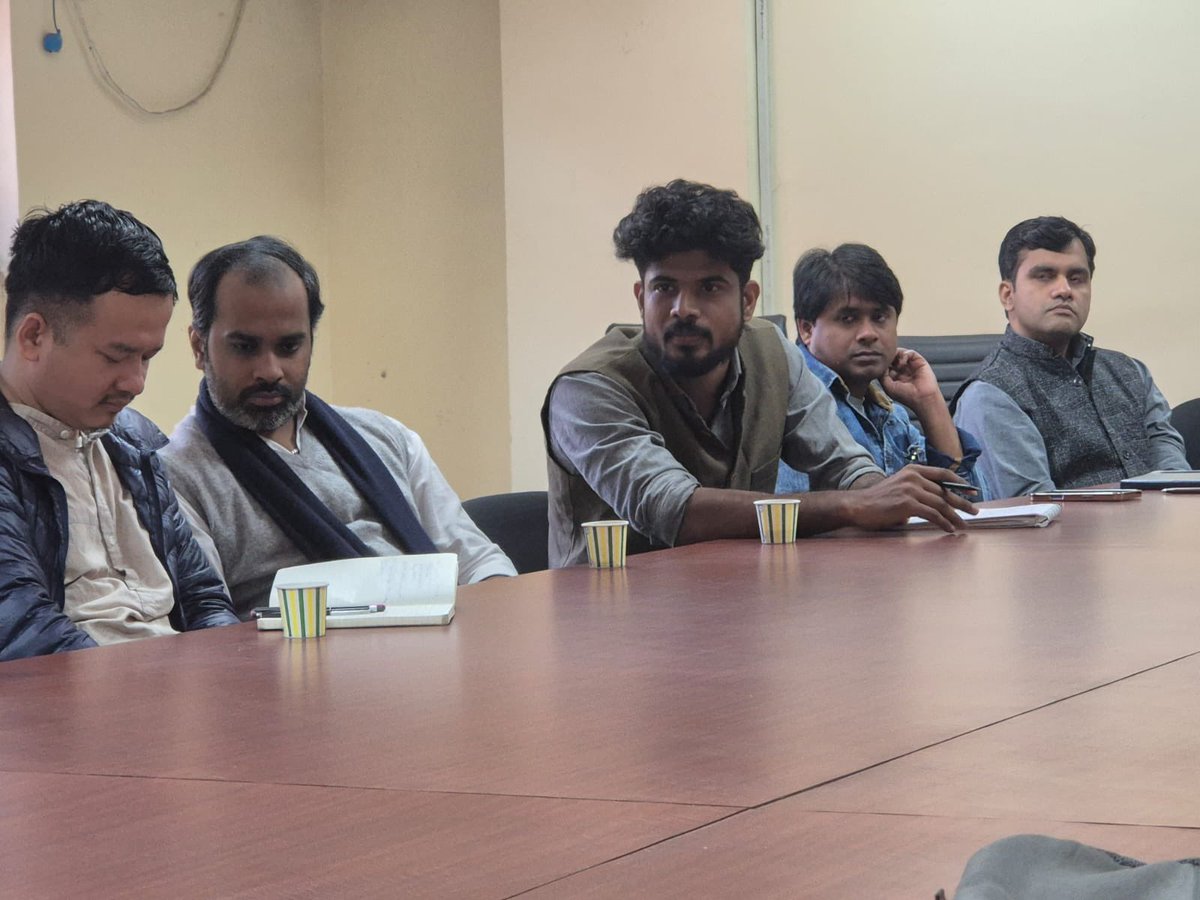 SCNSS, JNU (@scnss_jnu) on Twitter photo <a href="/scnss_jnu/">SCNSS, JNU</a> hosted Dr Dhrubajyoti Bhattacharjee, Research Fellow, ICWA for a brainstorming session on “Growing Instability in Pakistan: Implications for India”.
<a href="/JNU_official_50/">Jawaharlal Nehru University (JNU)</a> <a href="/kumaraswamyJNU/">P R Kumaraswamy</a> <a href="/amitsinghjnu/">Dr. Amit Singh</a> <a href="/LaxmanKBehera/">Laxman K Behera</a> <a href="/drtyagigaurav/">Dr Gaurav Tyagi</a> <a href="/AayushiKetkar/">Aayushi Ketkar</a> <a href="/scnss_jnu/">SCNSS, JNU</a> hosted Dr Dhrubajyoti Bhattacharjee, Research Fellow, ICWA for a brainstorming session on “Growing Instability in Pakistan: Implications for India”.
<a href="/JNU_official_50/">Jawaharlal Nehru University (JNU)</a> <a href="/kumaraswamyJNU/">P R Kumaraswamy</a> <a href="/amitsinghjnu/">Dr. Amit Singh</a> <a href="/LaxmanKBehera/">Laxman K Behera</a> <a href="/drtyagigaurav/">Dr Gaurav Tyagi</a> <a href="/AayushiKetkar/">Aayushi Ketkar</a>