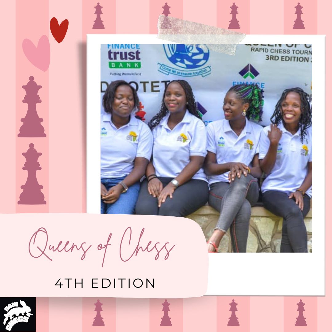 BaniBulletin's tweet image. Chess isn't just a game; it's a mind sport!
🧠♟️ Playing chess improves critical thinking, problem-solving, and strategic planning.
Sign up today for the Queens of Chess Tournament! 🔥
Details in Poster.
#chesspower #chesslife #strategicthinking #queensofchess #ugandachess