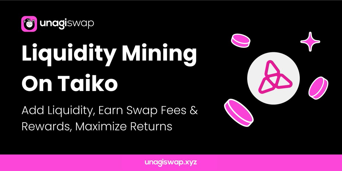 🚀 We are excited to partner with <a href="/metromxyz/">Metrom</a> to launch liquidity incentives for the Taiko/WETH and USDC/WETH pools on <a href="/taikoxyz/">Taiko.eth 🥁</a>, providing users with better rates and quotes. 

🍣 Anyone can participate by adding liquidity to these pools and claiming rewards on Metrom.

⏰ Mining