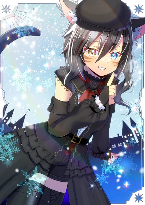 aya(#aya_TzME)さんのFF14キャラを描かせて頂きました!リクエスト有難うございます #Skeb #FF14 #ミコッテ #FF14art 