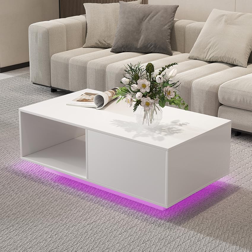 Cosvalvelife's tweet photo. With its sleek white design and built-in LED lights, this table adds a modern, elegant touch to any home. Perfect for cozy nights in or stylish gatherings!

#home #homedecor #homefurniture #interiors #coffeetable #storageunit #storagespace #livingroom #cosvalve https://t.co/UmwQDfnPDK
