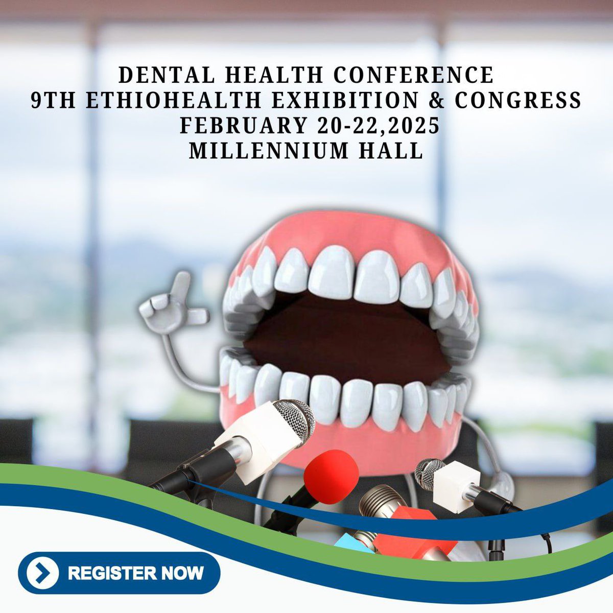 edpa_ethiopia's tweet photo. Register NOW for the Dental Health Conference!

Registration is open until February 16!

Join us to advance dental health with national and international speakers. 

Register Now: https://t.co/ZgwBB6oxM0

#CountdownToConference #Ethiohealth2025 #DentalConference #EDPA2025 #Dental https://t.co/NzoWVJfskS