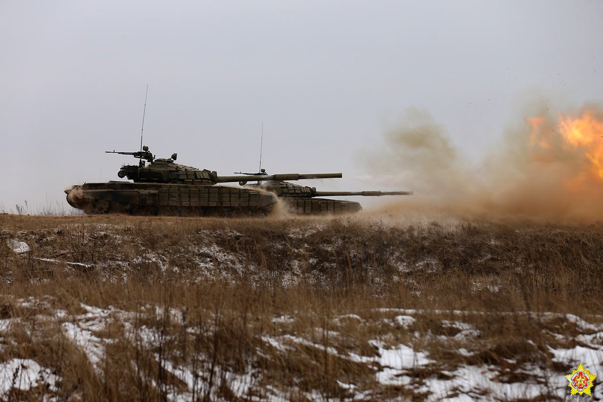 TheGreyPatriot_'s tweet photo. ๐ง๐พ๐ท๐บ Today's training of tankists from 120th Separate Guards Mechanized Brigade at 227th combined arms training ground.
#Russia #Belarus #Belarusian #Today #Tank #Tankists #Military #Army #Combat #Training #Tactical #T72B #Winter #UAV #Drone #FPV https://t.co/z5d84MqkbO