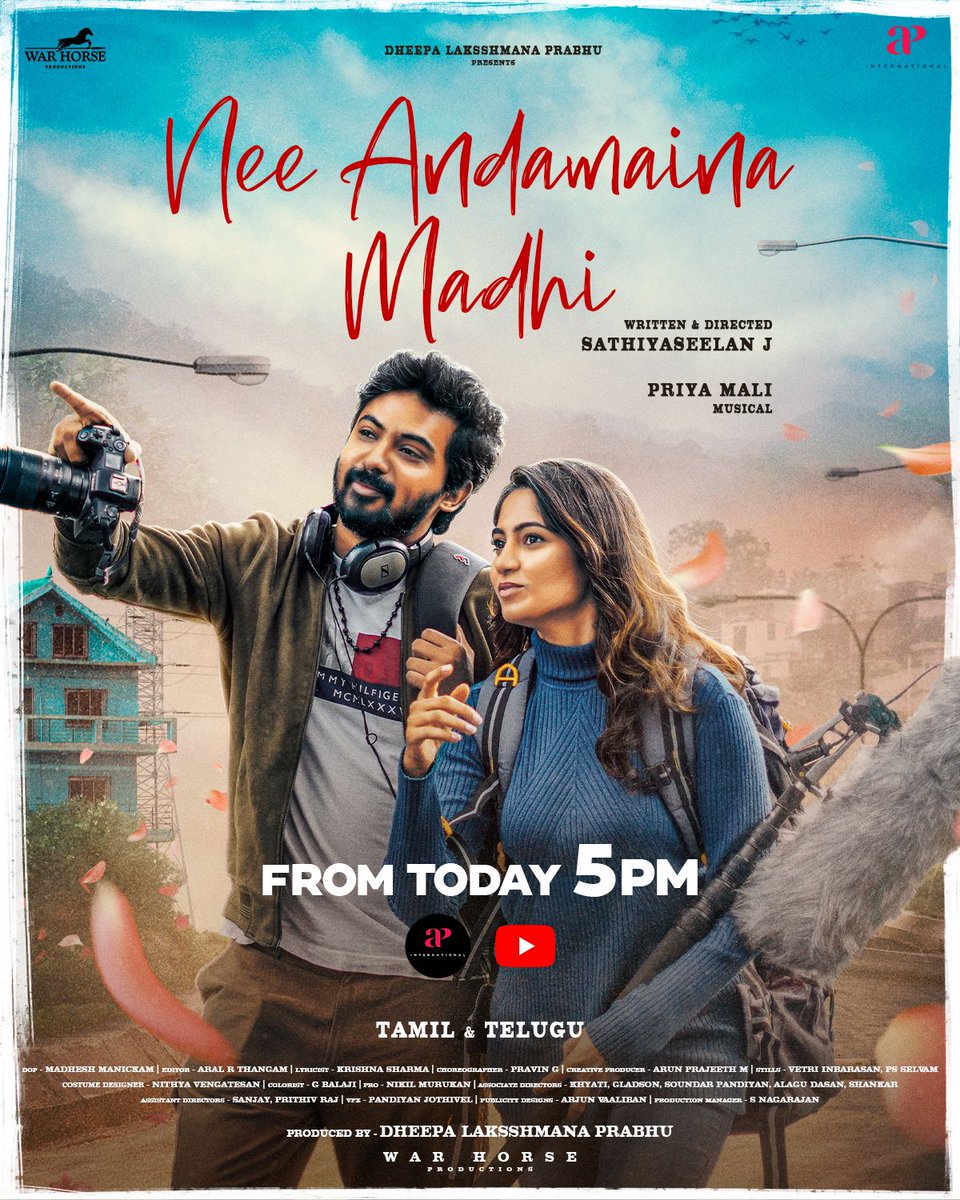 PriyaMali (@thisispriyamali) on Twitter photo Stay loved today at 5pm to Love our Song " Buddy" in Tamil Penned by <a href="/Lyricist_Vivek/">Vivek</a> and "Nee Andhamaina Madhi" in Telugu penned by <a href="/j_p_writes/">Jay Krishna Sharma</a> , Composed, Programmed and sung by myself, starring <a href="/Darshan_Offl/">Darshan</a> and <a href="/KusheeRavi/">kushee ravi</a> , Directed by <a href="/DirectorSathya/">Sathiyaseelan</a> Stay loved today at 5pm to Love our Song " Buddy" in Tamil Penned by <a href="/Lyricist_Vivek/">Vivek</a> and "Nee Andhamaina Madhi" in Telugu penned by <a href="/j_p_writes/">Jay Krishna Sharma</a> , Composed, Programmed and sung by myself, starring <a href="/Darshan_Offl/">Darshan</a> and <a href="/KusheeRavi/">kushee ravi</a> , Directed by <a href="/DirectorSathya/">Sathiyaseelan</a>
