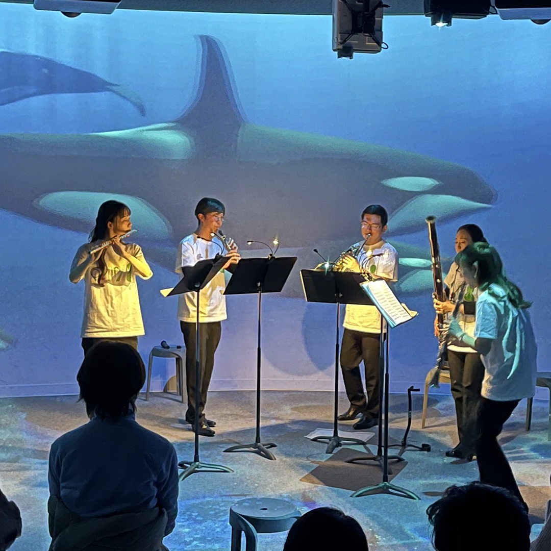 ＜PMF Presents 修了生コンサートレポート＞
PMF修了生を中心とした木管五重奏団「Ensemble Est」の皆さんが2/10（月）に2つのプログラムに参加してくださいました！
①北星学園女子高等学校音楽科 PMF音楽講座
②愛のPMFクラシックコンサート／AOAO SAPPORO