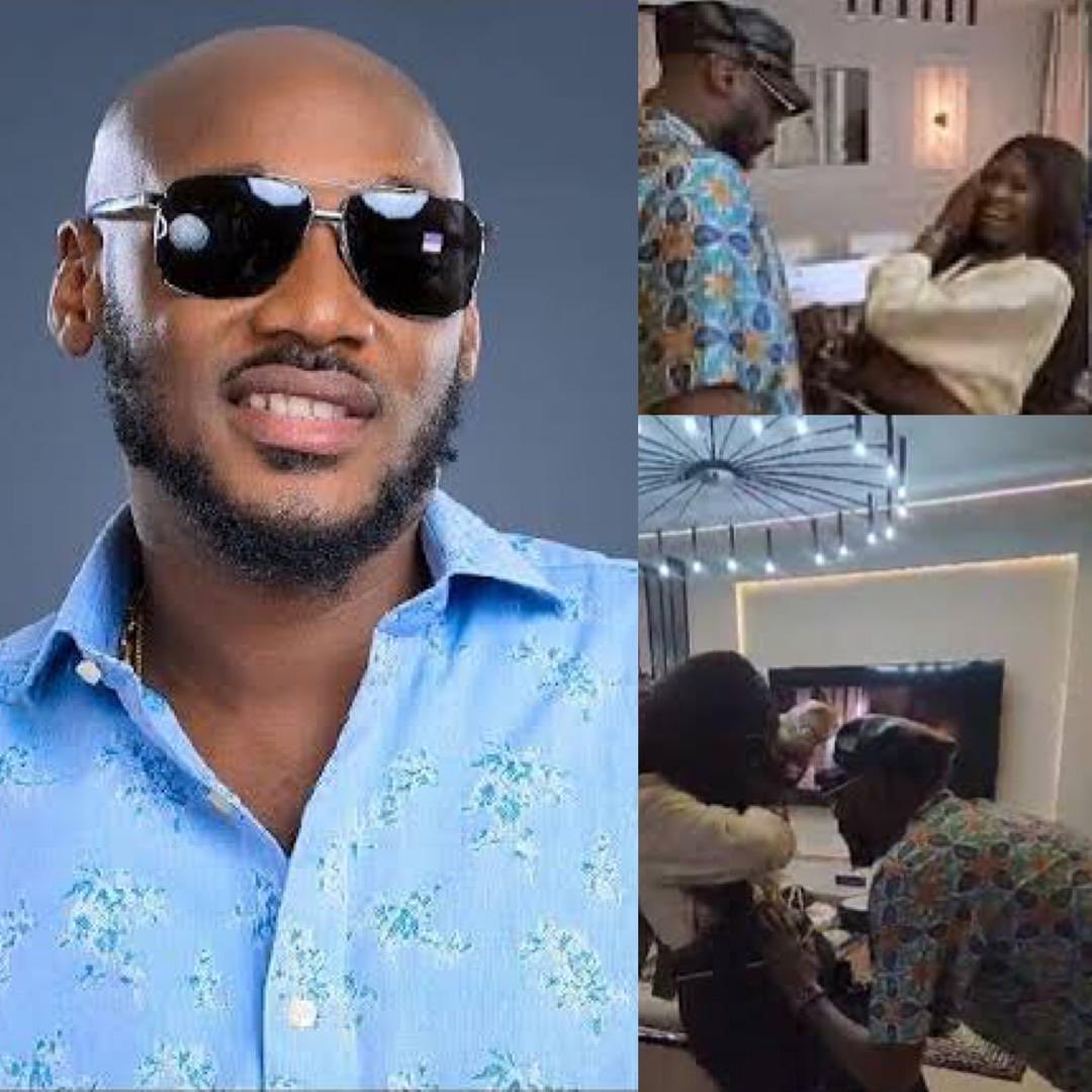 TrendStr3am's tweet photo. Singer 2baba proposes to his new partner, Hon. Natasha Osawuru amid divorce controversy. https://t.co/TAGGLJNUzT