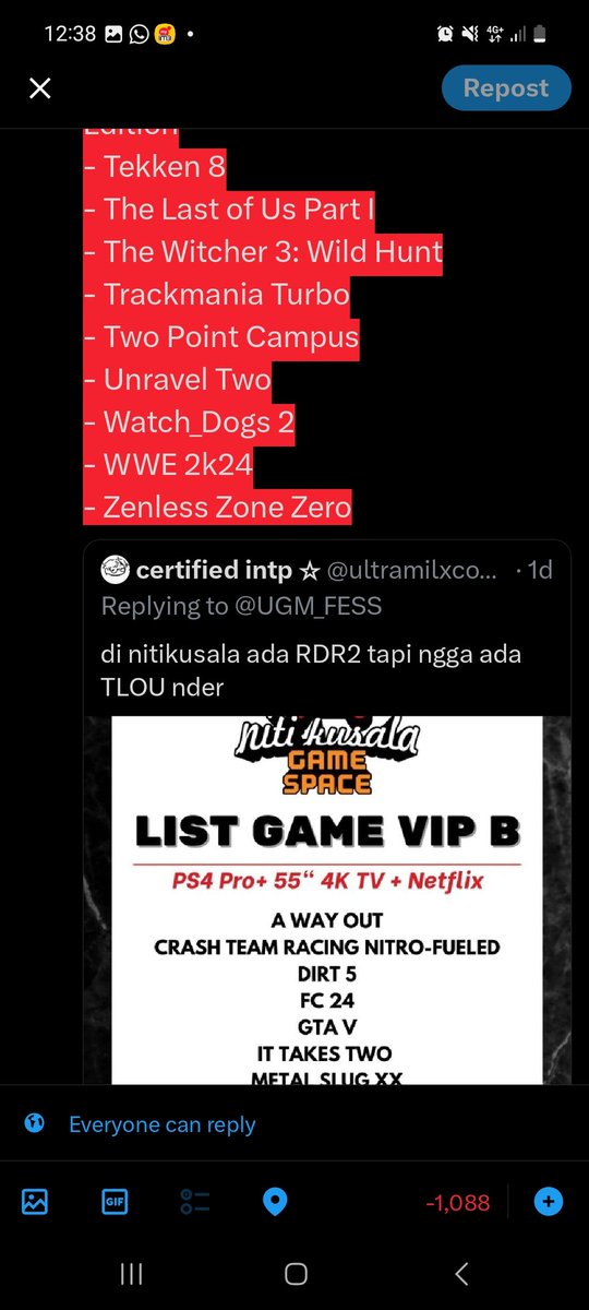 Nitikusala | Kafe & Rental PS tweet media
