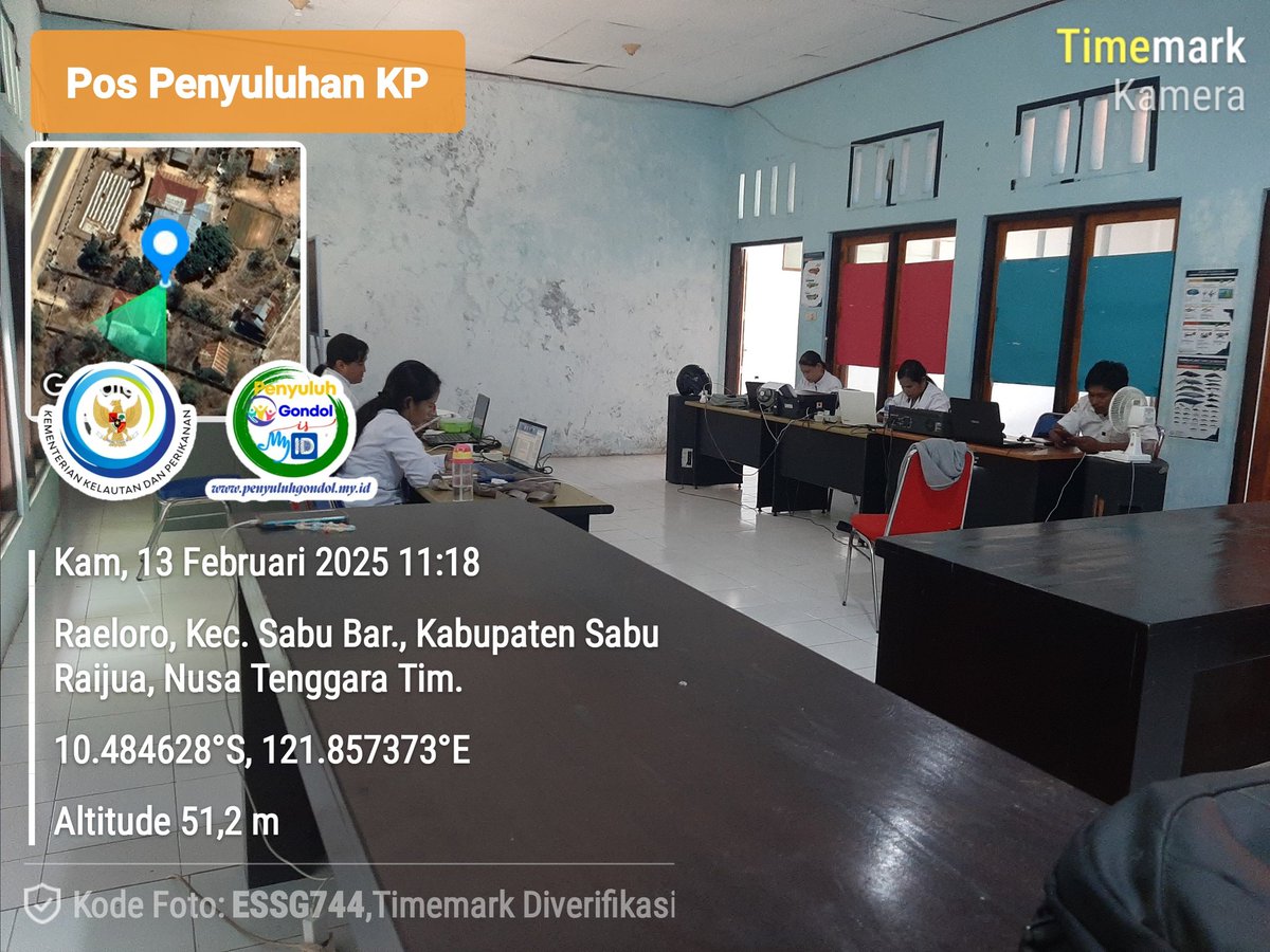 NalleRegi's tweet photo. Kamis (13/2/2025), Regi N. Nalle, S.Pi Luhkan Kab. Sabu Raijua-NTT, Mengikuti sosialisasi mekanisme kerja Penyuluh Perikanan Tahun 2025.
#GiatLuhkanSatminkalGONDOL
#SabuRaijua
#LuhLapor
@bppsdm_gondol 
@bppsdm_puslatkp https://t.co/EWf4QdFD31