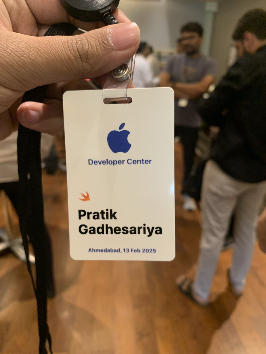 imPratikG_'s tweet image. Excited to join my first Apple Developer event! Looking forward to learning, networking, and getting inspired. #AppleDeveloper