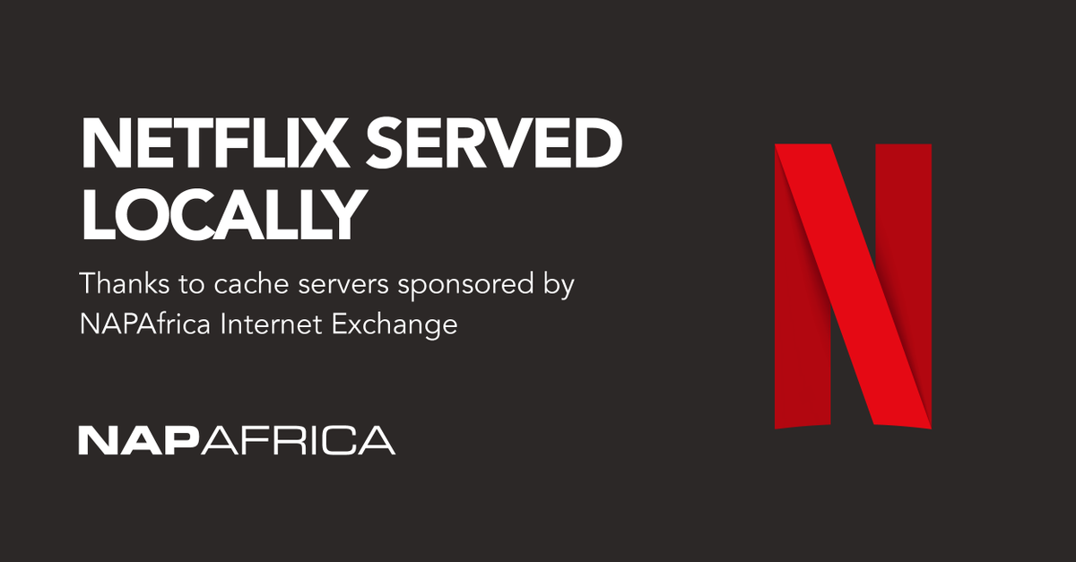 NAPAfrica hosts #Netflix #OpenConnect cache servers in CT and DB, enhancing regional content delivery. 

By keeping content closer to users and investing in critical infrastructure, NAPAfrica continues to strengthen #Africa’s #interconnection ecosystem.