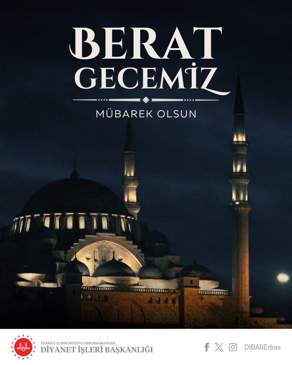 Dua, ibadet ve itaatle ihya edeceğimiz bu gecenin, manevi hayatımızın ihmaliyle daralan kalplere ve iyimserliği azalan gönüllere şifâya vesile olmasını diliyor; bizleri günah ve kötülüklerden arınmış bir şekilde Ramazan ayına kavuşturmasını Yüce Allah’tan niyaz ediyorum.