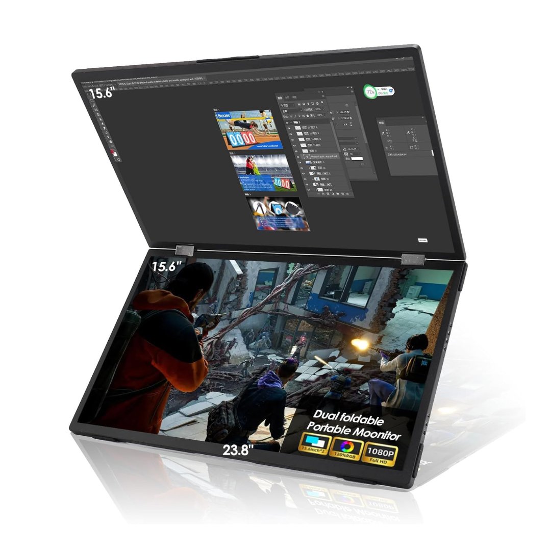 DitCompany's tweet photo. 15.6 Inch Dual Portable Monitor, Triple Screen Portable Foldable Monitor, Multifunctional 1920x1080P 60Hz Screen Extenderfor for Windows MAC OS Smartphone, PS, Switch
#portable #monitor #dual #screen #display #dual #monitors #foldable #coolgadgets #greatproduct #availablenow #UAE https://t.co/JzqOWF1AT9