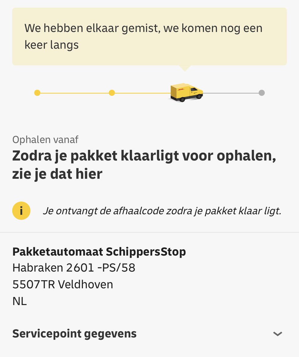 marksanders73's tweet photo. De pakketautomaat was niet thuis 😡🙄 @DHL_NLexpress  @DHLNL #dhl #wateenbedrijf https://t.co/6cKMXi7aGS