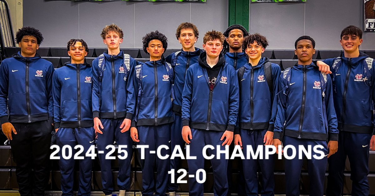 Congratulations to our Varsity Boys Basketball team. They went 12-0 in league play. 

Up next CIFSJS Division 1 Playoffs. Brackets will be out this Sunday.