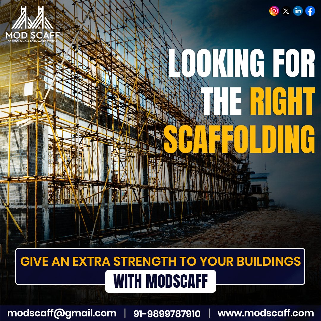 ModscaffIndia's tweet image. 🏗 Building your dreams, one beam at a time!

Connect with us👇🏻
📩 modscaff@gmail.com
🌐 modscaff.com (Link in Bio)
📱 +91-9899787910

#Modscaff #Faridabad #India #BuildingStrong #ScaffoldingSolutions #FormworkExperts #StructuralStrength #EngineeringMarvels