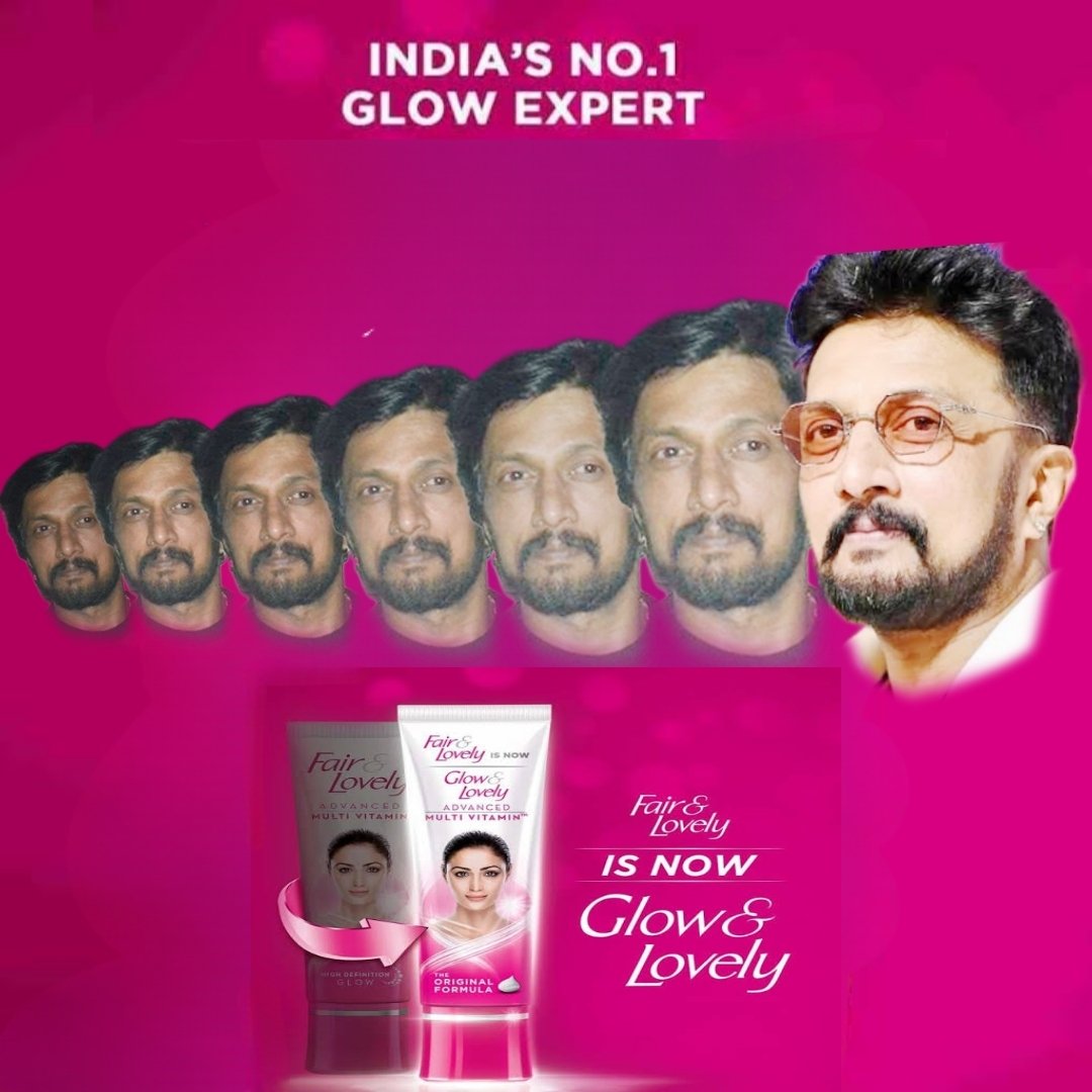 teamSUM's tweet photo. ಒಂದು ದಿನವೂ ಮೇಕಪ್ ಇಲ್ದೇ ಹೊರಗೆ ಬಾರದ "ಡಗಾರ್ ದೇಪಣ್ಣ" Glow &amp; Lovely ಯ ನಿಜವಾದ ಬ್ರಾಂಡ್ ಅಂಬಾಸಿಡರ್..😎😍😂
@KicchaSudeep #SudeepUniversalMars https://t.co/YgTKzuDS2Y