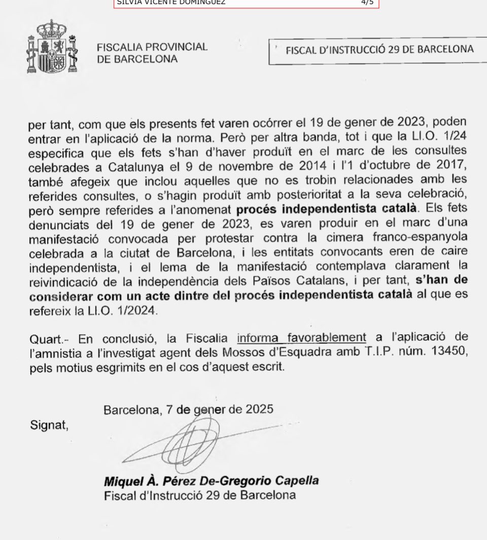 Bon dia a tothom menys als que varen negociar i aprovar un nyap d’amnistia que només ha servit per humiliar les víctimes de la violència policial i garantir la impunitat dels agents que ens varen agredir i violar els nostres drets.