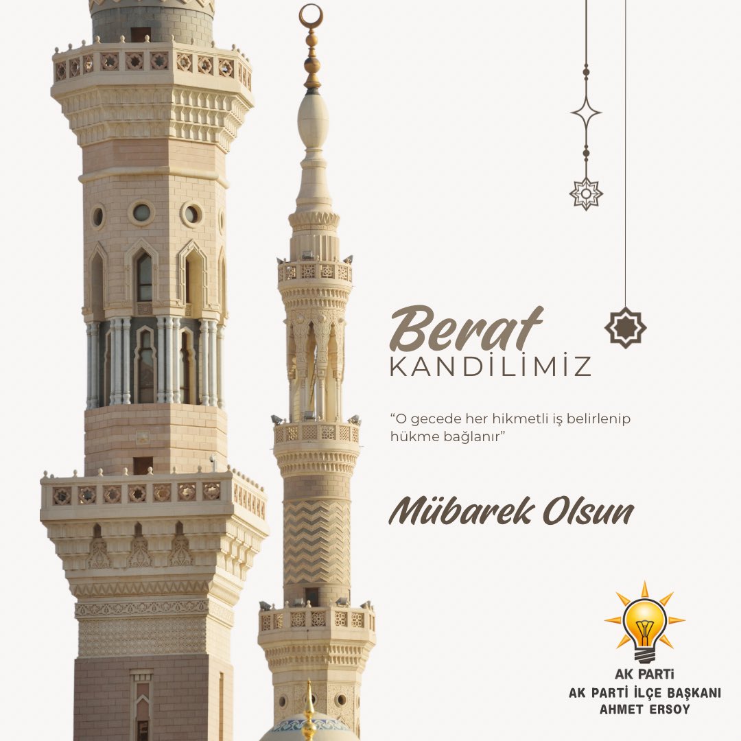 #beratkandili #kandil #akparti