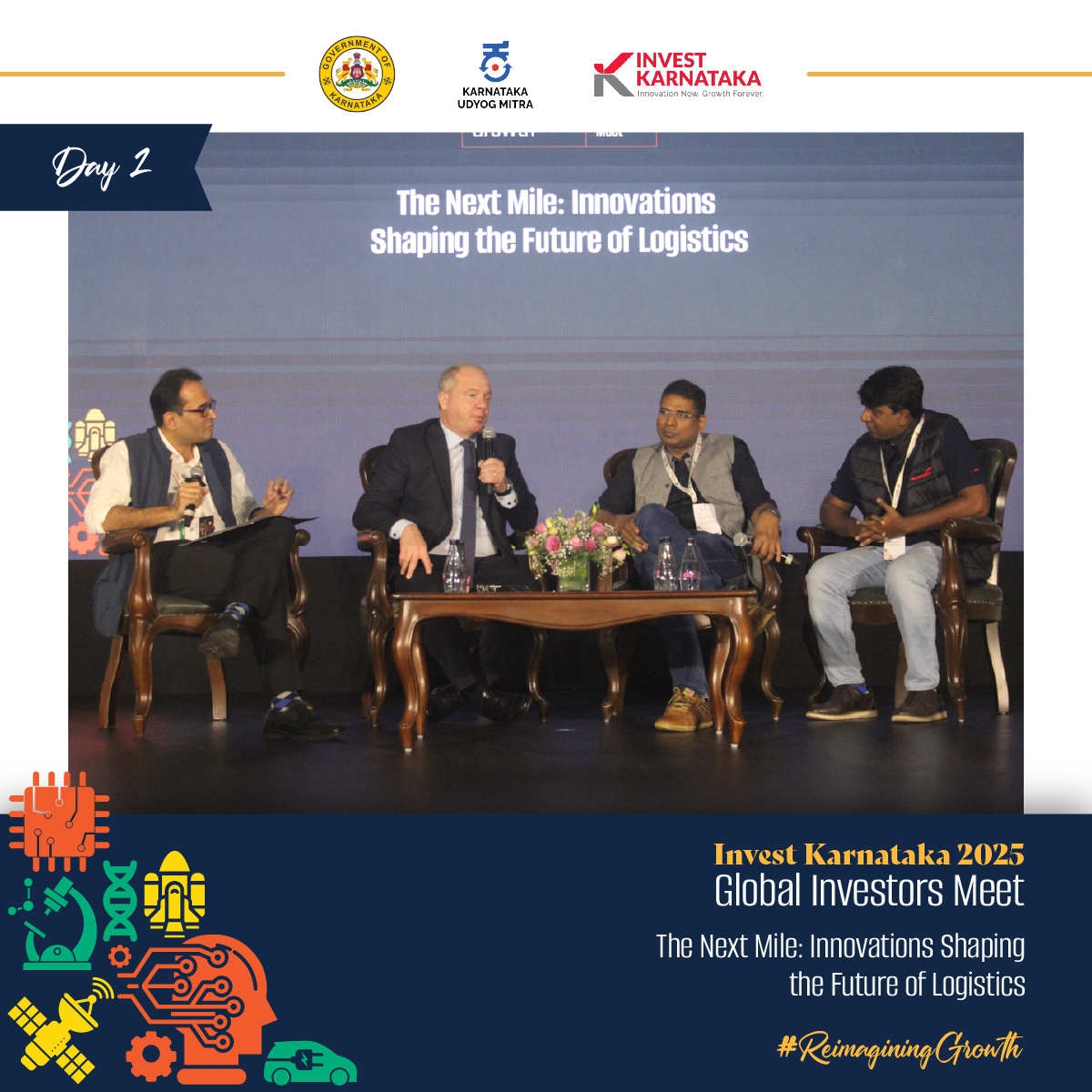 Invest Karnataka (@investkarnataka) on Twitter photo Day 2 of #InvestKarnataka2025 kicked off with an insightful panel discussion, 'The Next Mile: Innovations Shaping the Future of Logistics.' Martin Lundstedt, President, AB Volvo & CEO, <a href="/VolvoGroup/">Volvo Group</a>, delivered a powerful keynote on tech-driven, #resilient, #inclusive, and #green Day 2 of #InvestKarnataka2025 kicked off with an insightful panel discussion, 'The Next Mile: Innovations Shaping the Future of Logistics.' Martin Lundstedt, President, AB Volvo & CEO, <a href="/VolvoGroup/">Volvo Group</a>, delivered a powerful keynote on tech-driven, #resilient, #inclusive, and #green