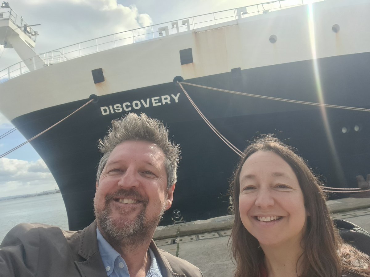 Matt Frost (@mattfrost2) on Twitter photo Really enjoyed chairing the
UK-Portugal dialogue on Marine Research collaboration and the #UNOceanDecade. Thanks to our wonderful hosts on the #RRSDiscovery and to <a href="/FCDOResearch/">FCDO Research, Science and Technology</a> <a href="/ukinportugal/">UK in Portugal 🇬🇧🇵🇹</a> <a href="/PlymouthMarine/">Plymouth Marine Lab</a> <a href="/DeepSeaEcol/">Prof Kerry Howell (not in use)</a> Really enjoyed chairing the
UK-Portugal dialogue on Marine Research collaboration and the #UNOceanDecade. Thanks to our wonderful hosts on the #RRSDiscovery and to <a href="/FCDOResearch/">FCDO Research, Science and Technology</a> <a href="/ukinportugal/">UK in Portugal 🇬🇧🇵🇹</a> <a href="/PlymouthMarine/">Plymouth Marine Lab</a> <a href="/DeepSeaEcol/">Prof Kerry Howell (not in use)</a>
