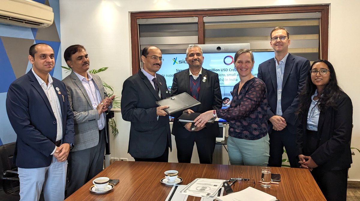 Small Industries Development Bank of India (SIDBI) and Agence Française de Développement (<a href="/AFD_en/">AFD_en 🇫🇷 🇪🇺</a> ), France have signed a USD 100 million Credit Facility Agreement to scale up green finance solutions for Indian MSMEs. The partnership blends AFD’s global climate financing