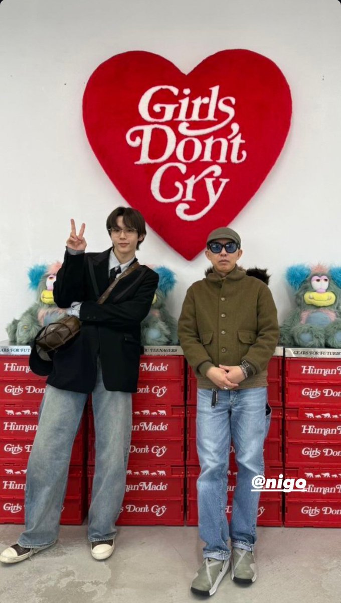 250213 riize_official instagram story update SHOTARO with NIGO