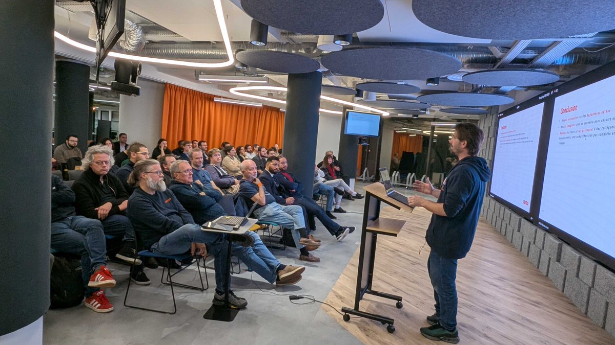 Paris JUG (@parisjug) on Twitter photo Les videos de la soirée troubleshooting en production sont disponibles: youtube.com/watch?v=P7Fez0…
youtube.com/watch?v=MezQeQ…
Merci à <a href="/jpbempel/">Jean-Philippe Bempel @jpbempel.bsky.social</a> et <a href="/willymontaz/">William Montaz</a> pour les talks et à <a href="/CriteoEng/">Criteo Engineering</a> pour l'accueil. Les videos de la soirée troubleshooting en production sont disponibles: youtube.com/watch?v=P7Fez0…
youtube.com/watch?v=MezQeQ…
Merci à <a href="/jpbempel/">Jean-Philippe Bempel @jpbempel.bsky.social</a> et <a href="/willymontaz/">William Montaz</a> pour les talks et à <a href="/CriteoEng/">Criteo Engineering</a> pour l'accueil.
