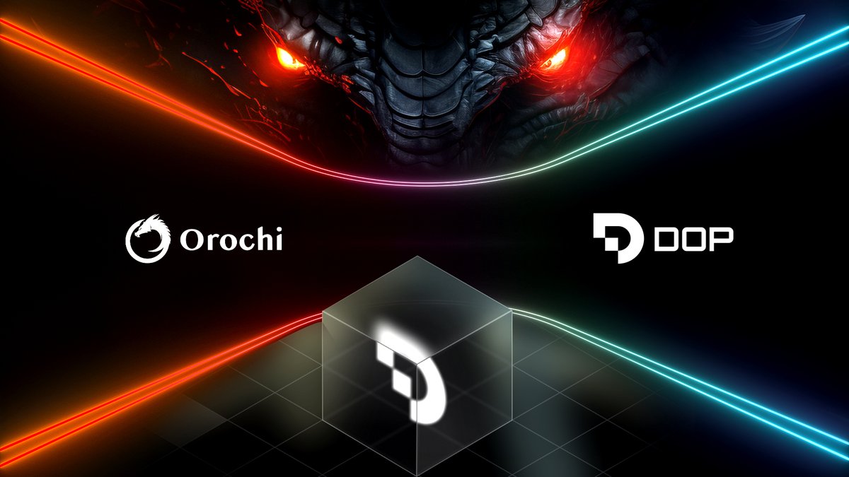 OrochiNetwork's tweet photo. Gmorochi to @dop_org! We are now building together as strategic partners! 🐲⚫️

https://t.co/4zibNzwUVS

This partnership brings together cutting-edge ZK technology and selective transparency to revolutionize data ownership on Ethereum. 🔒

Beyond technology, DOP will also be joining Orochi Network and @ZKPLabs as a co-host of the exclusive Shisha Night event in Hong Kong.

As the ZK space evolves, we’re leading the charge - together.