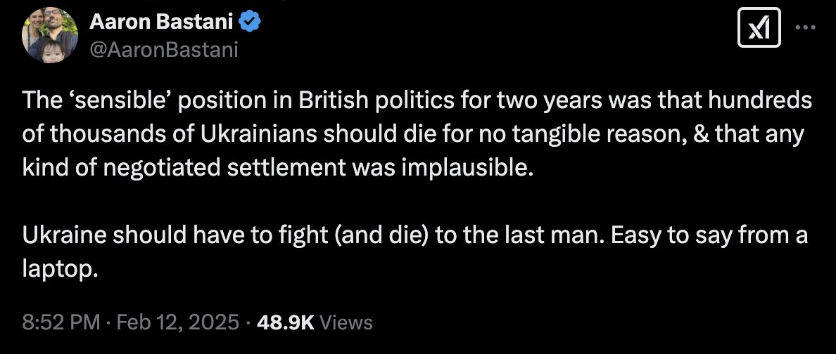 OzKaterji's tweet photo. The thing that these repulsive cowards never admit is that they are the ones selling Ukrainians to murderous fascism safely from behind a laptop.

They have never even bothered to speak to Ukrainians, let alone come here, before demanding they bend the knee to their murderers. https://t.co/FmN23A4HxP