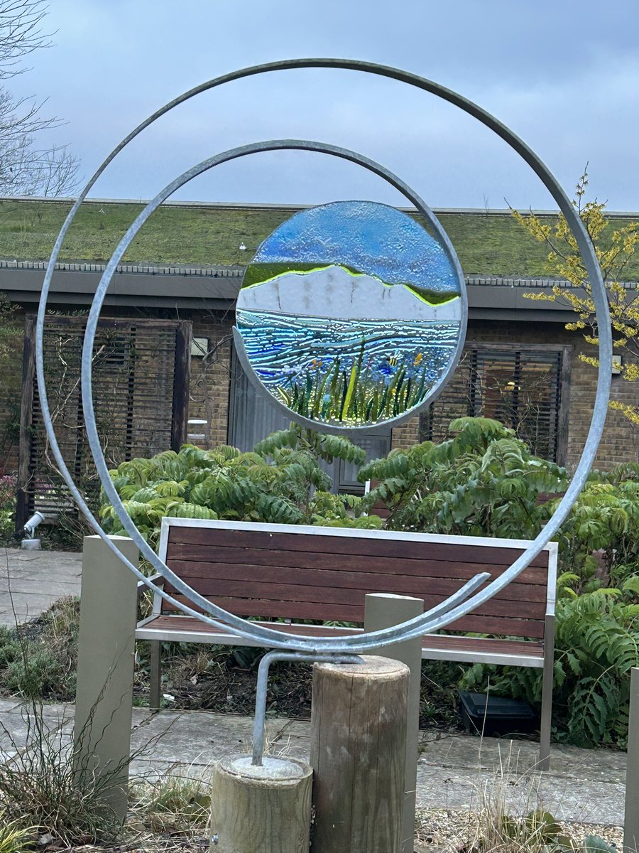 drewburrell's tweet photo. The new fused glass installations are a great addition to @stwilfridstweet gardens https://t.co/5fF6GPCOzT