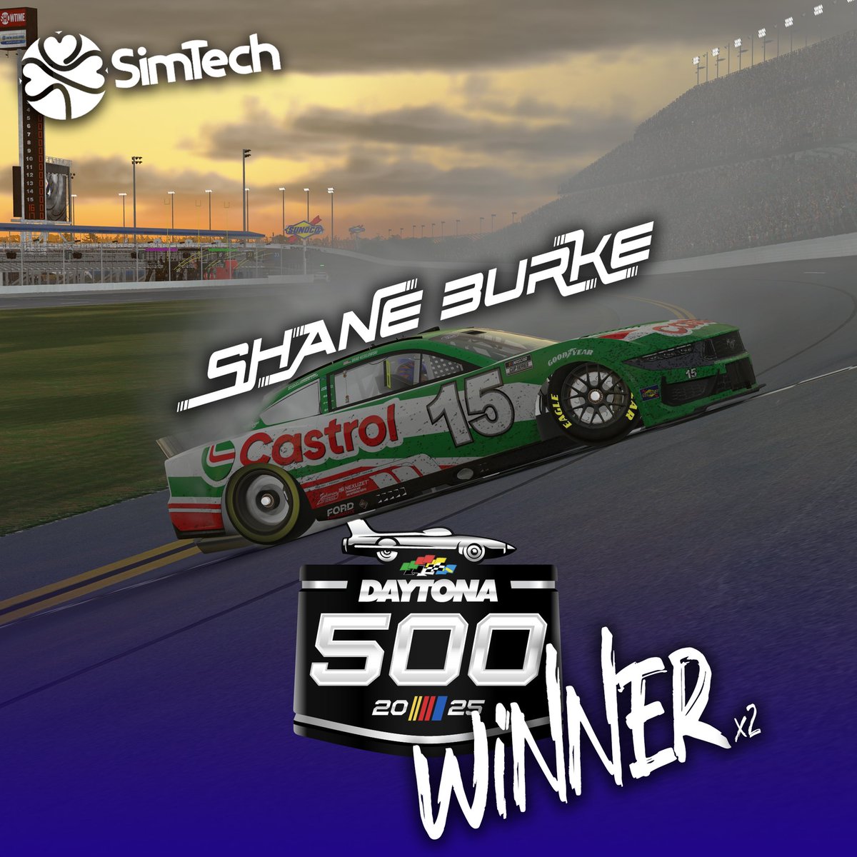 Shane did a thing again.. DAYTONA 500 winners 🏆 
It makes us two times winners at Daytona. Not a bad record at turning left for 500 miles along with the many Indy 500 wins 😏