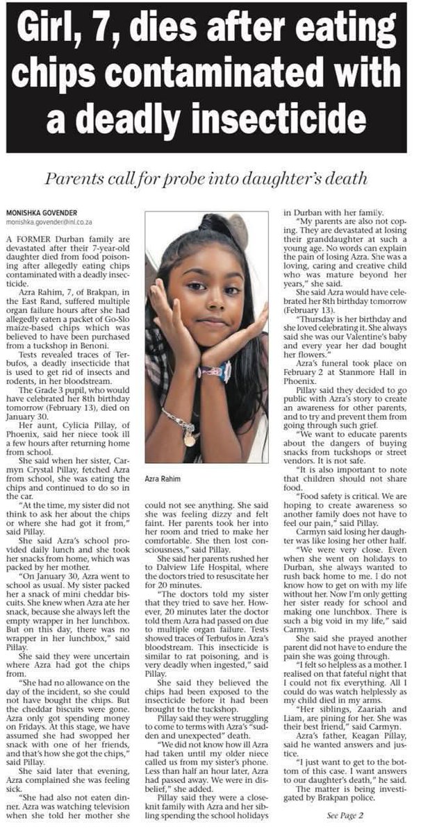 dmdgigatec's tweet image. 8 year old dies from eating goalies chips