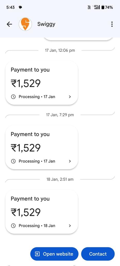 harishdevb's tweet photo. @Swiggy @SwiggyCares this is what's been happening all this time. @Swiggy @SwiggyCares still no refund https://t.co/Rfn6E2huvj