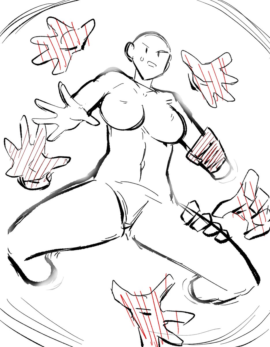 無数の腕によってワープゲートに連れ去られる
ってイラストなんですけど、
流石に一枚目の方が見栄えがいいかな 