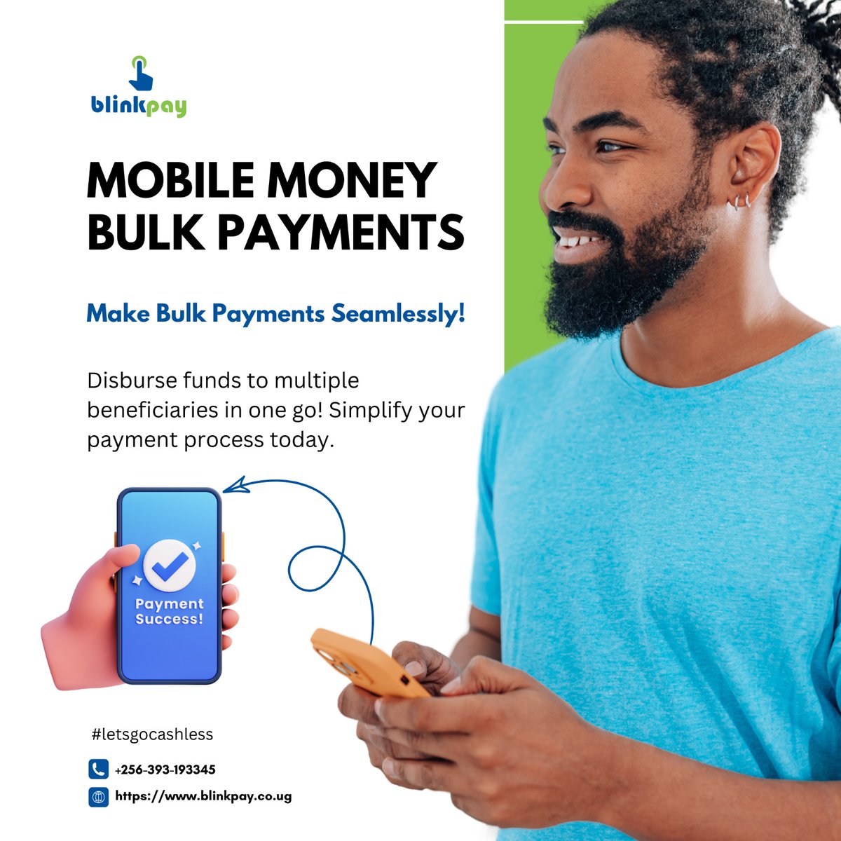 blinkpay1's tweet image. Make Bulk Payments Seamlessly! 

Disburse funds to multiple beneficiaries in one go! Simplify your payment process today. 

#letsgocashless