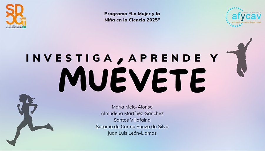 fcd_uex's tweet photo. El laboratorio @afycav  ha participado en el programa de @infouex por el #11F en colaboración con @UExDivulga impartiendo el taller "Investiga, aprende y muévete: el poder de la ciencia y las mujeres que la impulsan". #Science4all #11F2025 #mujeryciencia https://t.co/GrsNnCdXpV
