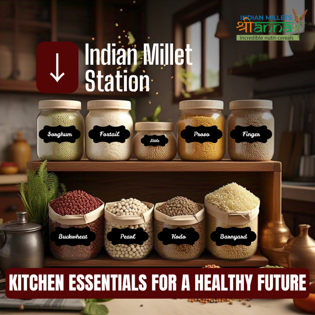 Brands_India's tweet photo. From Jowar and Bajra to Ragi and Foxtail, these power-packed grains bring nutrition, taste, and sustainability to every meal.
Indian Millets: Your Kitchen’s Secret to a Healthier Future!
@DoC_GoI
#ShreeAnna #IncredibleNutriCereals #DepartmentOfCommerce #IBEF #BrandIndia #DiscoverIndia