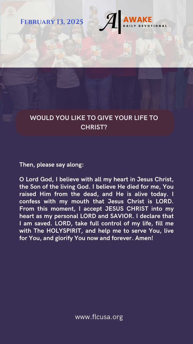 FLC_USA's tweet image. Your name carries power and influence over your destiny. Just as God changed names in the Bible to align with His purpose, He can do the same for you. If your name doesn’t reflect His plan, trust Him for a transformation!

#PowerOfAName #DestinyShift #awakedailydevotional #flcusa