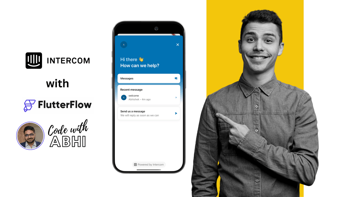 _codewithabhi's tweet image. 🚀 Enhance Your FlutterFlow App with Intercom Live Chat & Support!
In my latest YouTube tutorial, I show you how to integrate Intercom into FlutterFlow step by step!
🎥 Watch now: youtube.com/watch?v=hZHhyl…
#FlutterFlow #Intercom #AppDevelopment #NoCode #codewithabhi